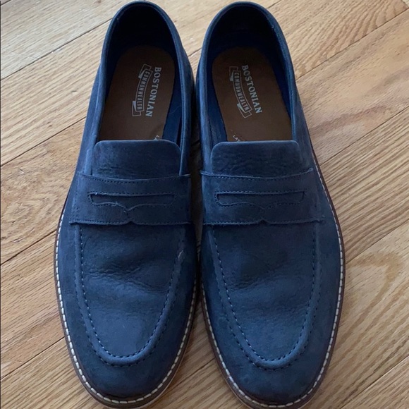 Bostonian Suede Blue Loafer Men’s Size 8M